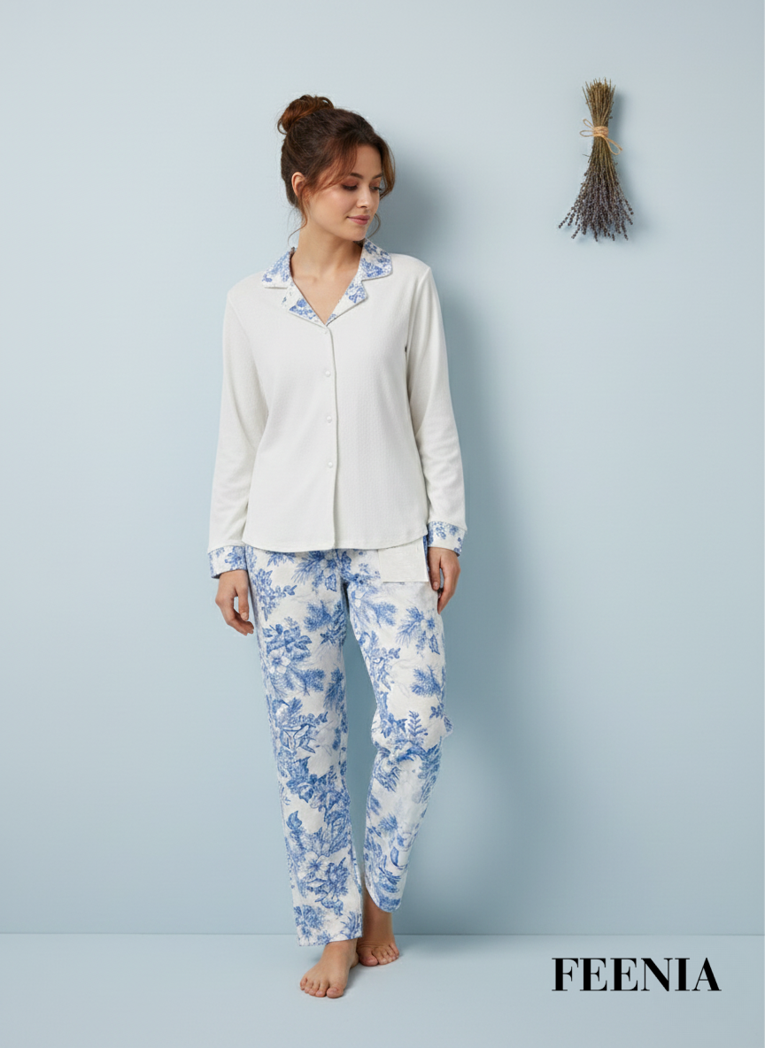 Jasminelle Termal Kumaş Pijama Takımı