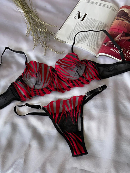 Swordy Kırmızı Sütyen Takım